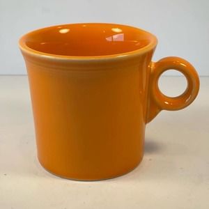 HLC Fiestaware Ring Handled Orange Mug Coffee Cup